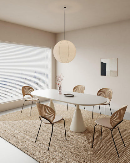 Akiréa | Suspension Ronde – Inspiration Japonaise et Lumière Apaisante
