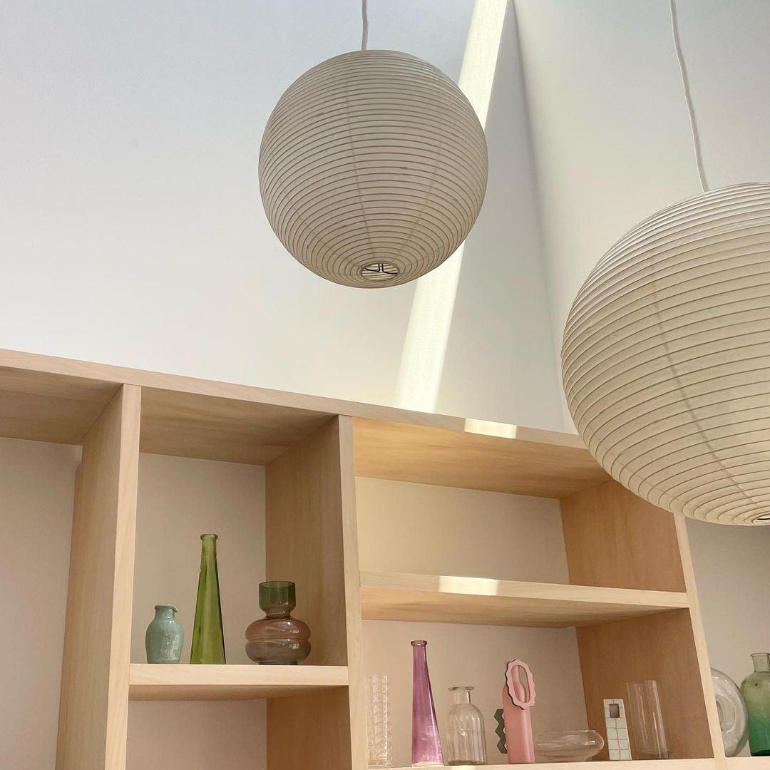 Akiréa | Suspension Ronde – Inspiration Japonaise et Lumière Apaisante