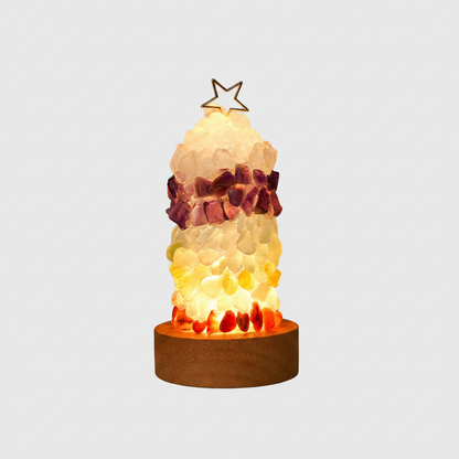 Améthira | Lampe Cristal – Ambiance Apaisante et Énergie Naturelle