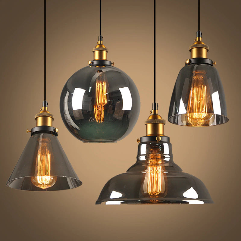 Écloria | Suspension Art Déco – Design rétro, E27 universel