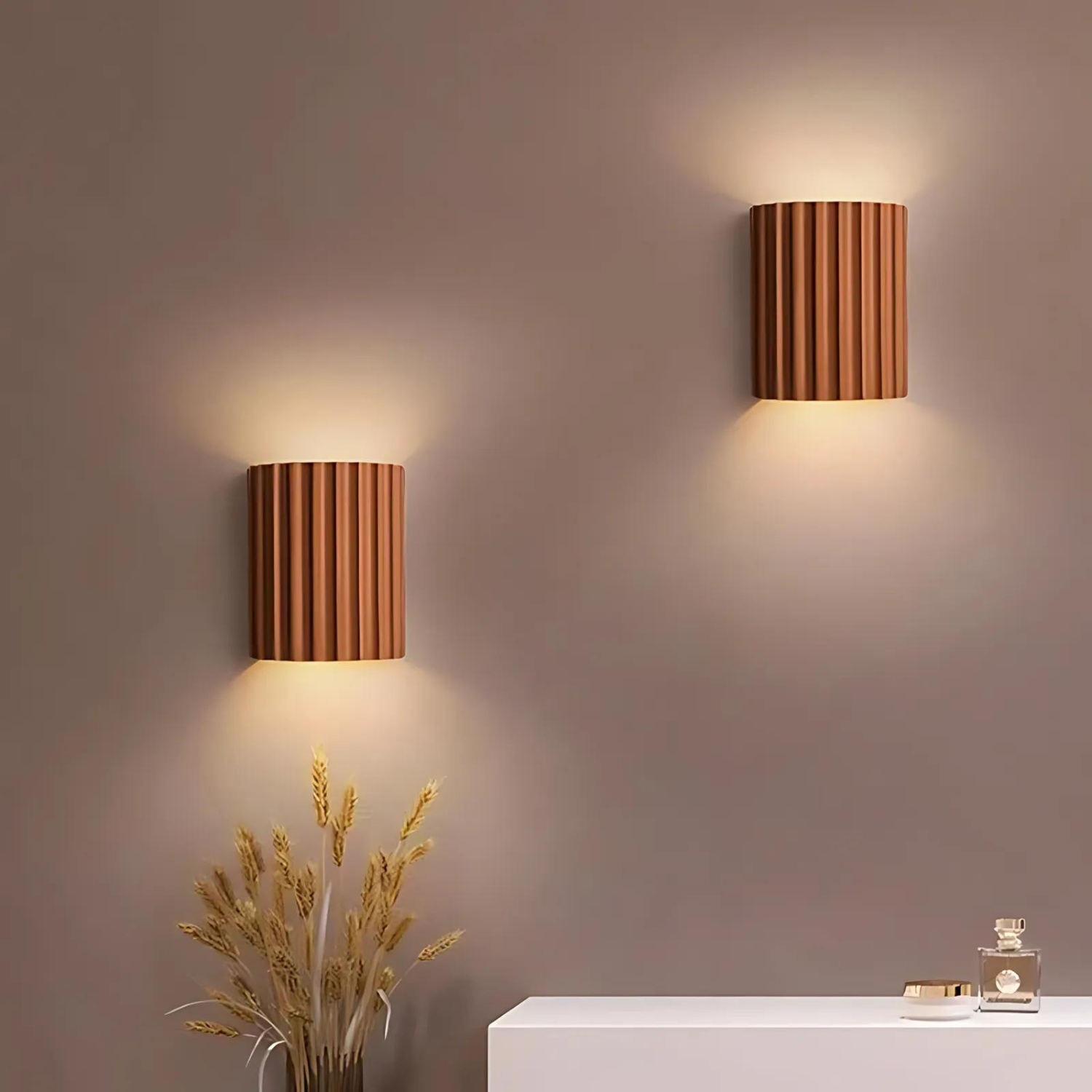Applique Murale Design Unique pour Salon et Couloir - Éclairage Doux et Chaleureux 3