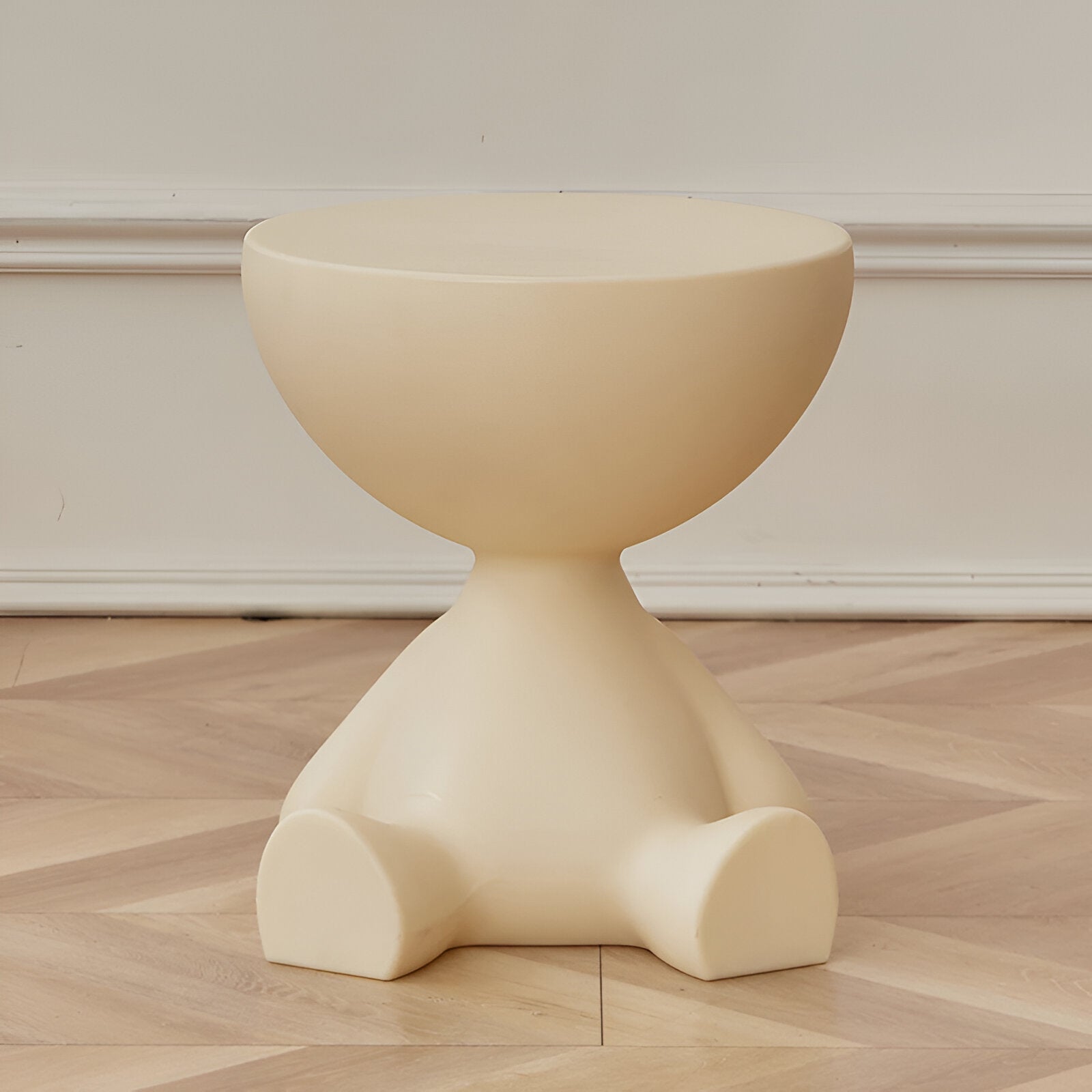 Artobase - Table D'appoint Sculpturale Crème