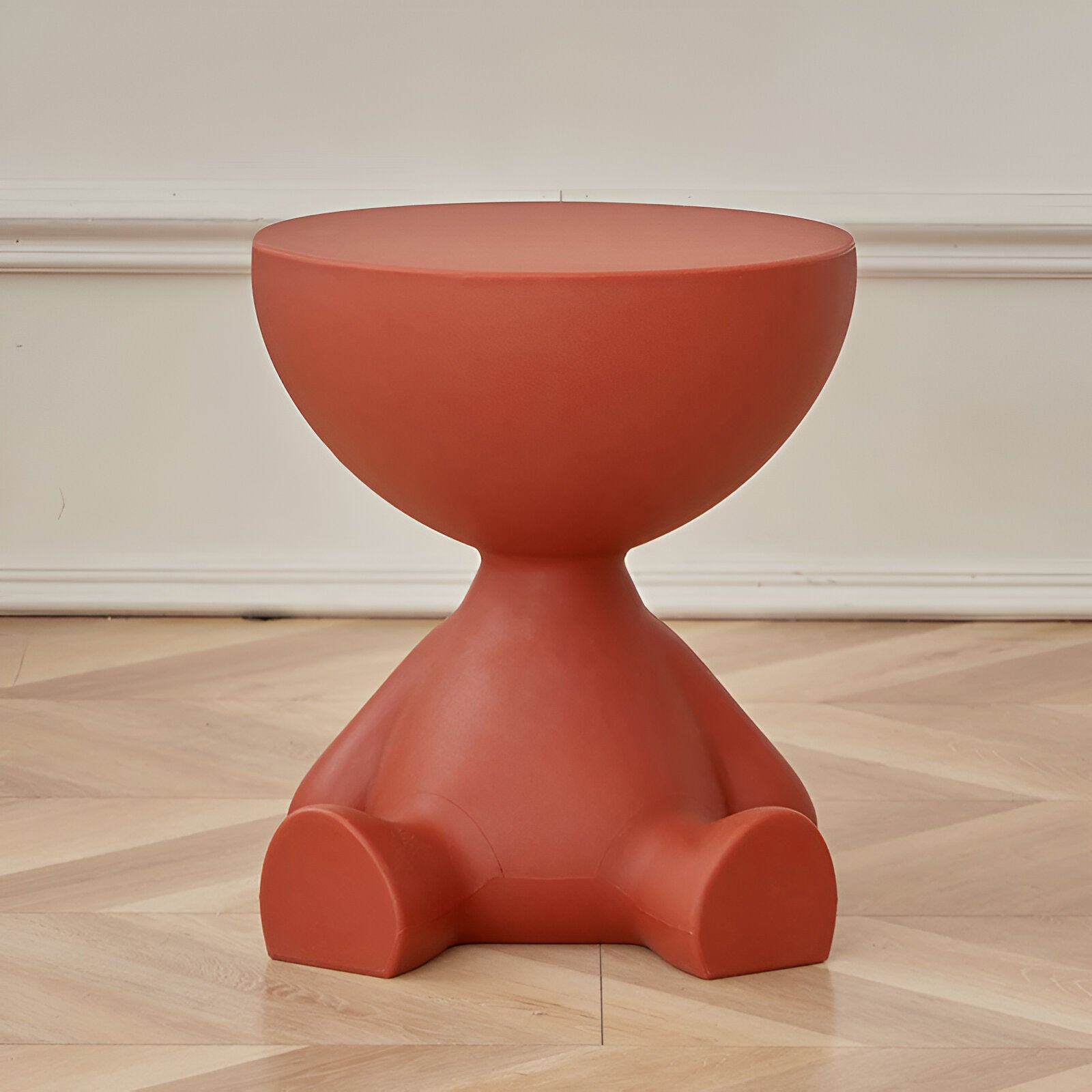 Artobase - Table D'appoint Sculpturale Rouge