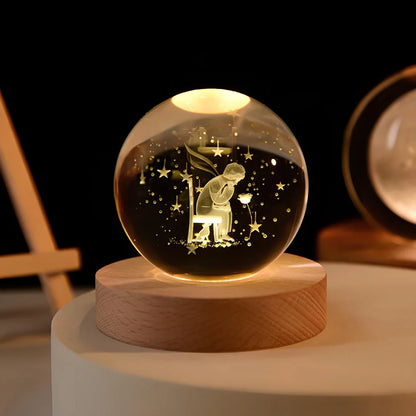 Astrophere - Lampe Décorative Sphérique Avec Socle Détente