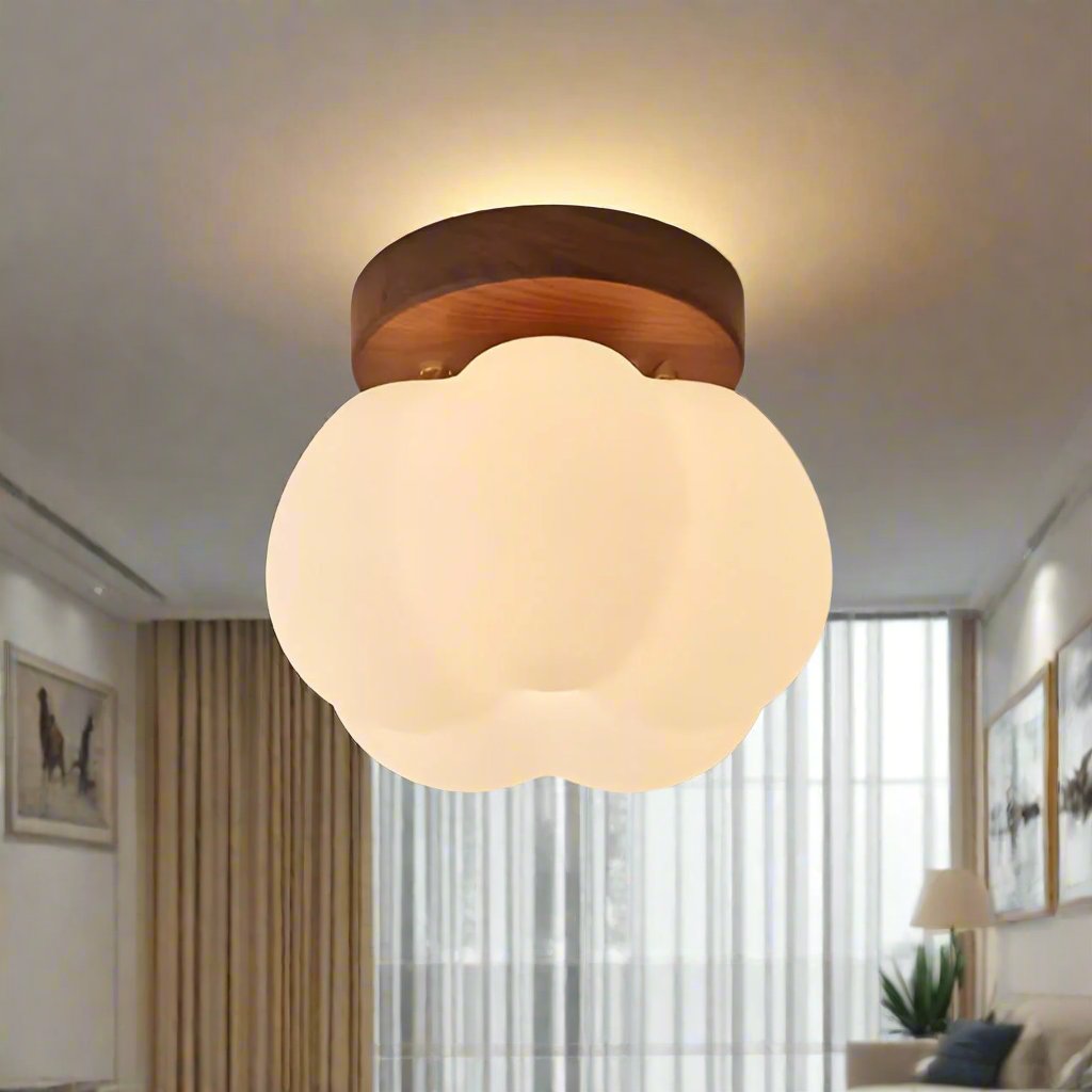Élaria | Lustre Citrouille – Design Raffiné et Lumière Douce