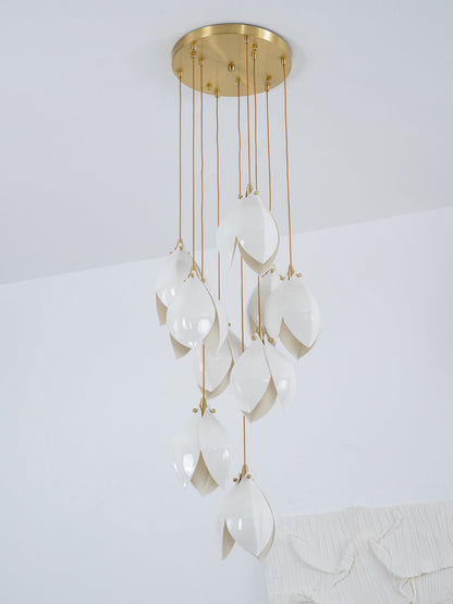 Orévia | Suspension Florale – Lumière Douce et Charme Naturel