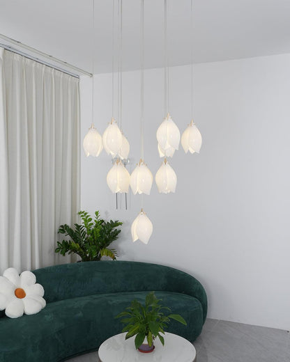 Orévia | Suspension Florale – Lumière Douce et Charme Naturel