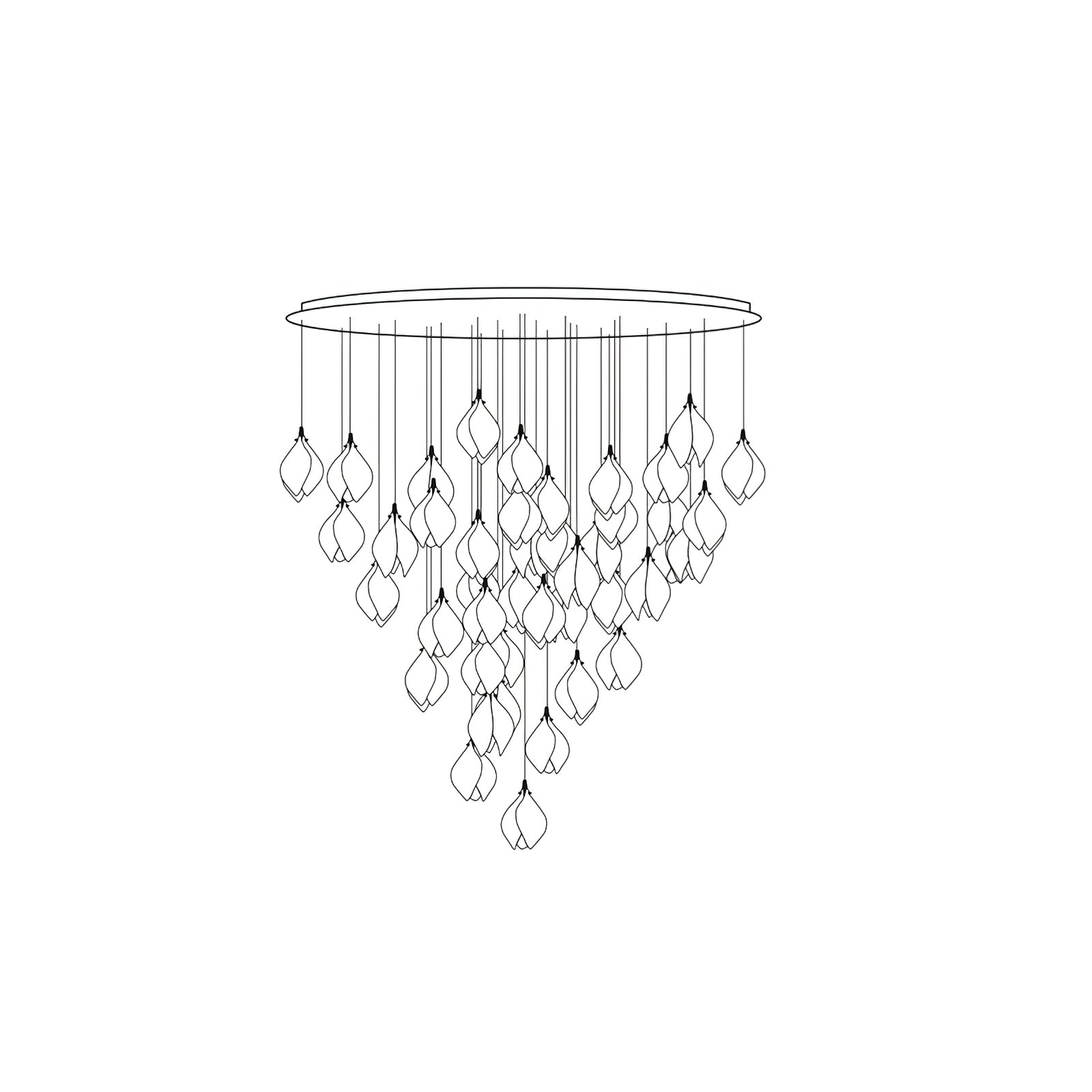Orévia | Suspension Florale – Lumière Douce et Charme Naturel