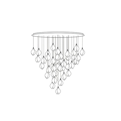Orévia | Suspension Florale – Lumière Douce et Charme Naturel