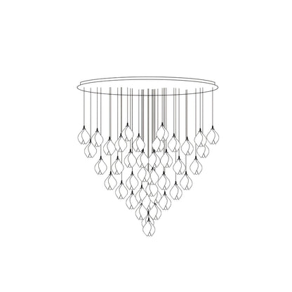 Orévia | Suspension Florale – Lumière Douce et Charme Naturel