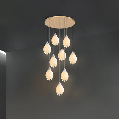 Orévia | Suspension Florale – Lumière Douce et Charme Naturel
