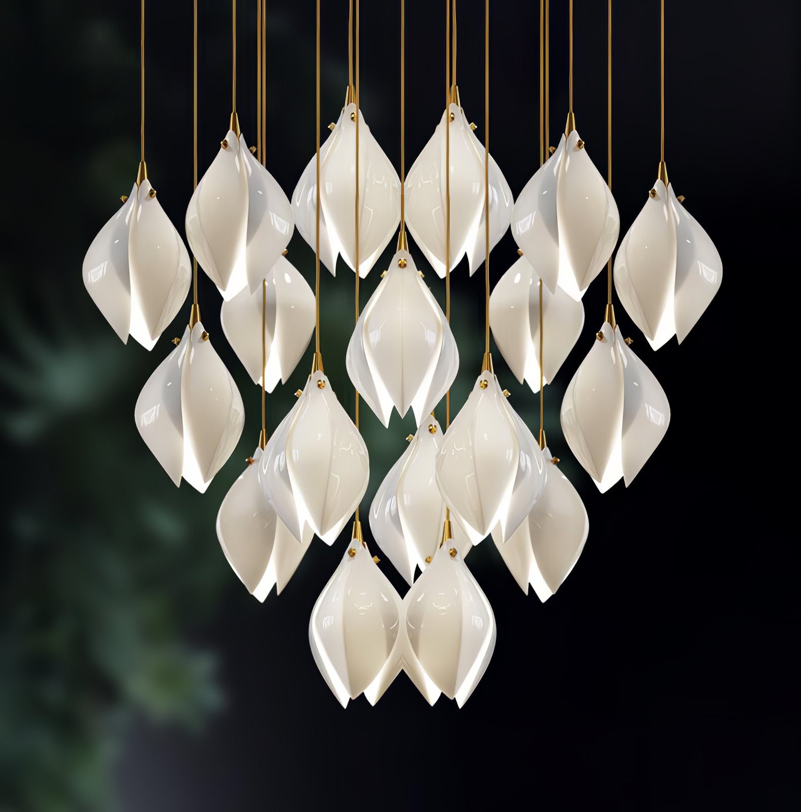 Orévia | Suspension Florale – Lumière Douce et Charme Naturel