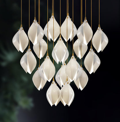 Orévia | Suspension Florale – Lumière Douce et Charme Naturel
