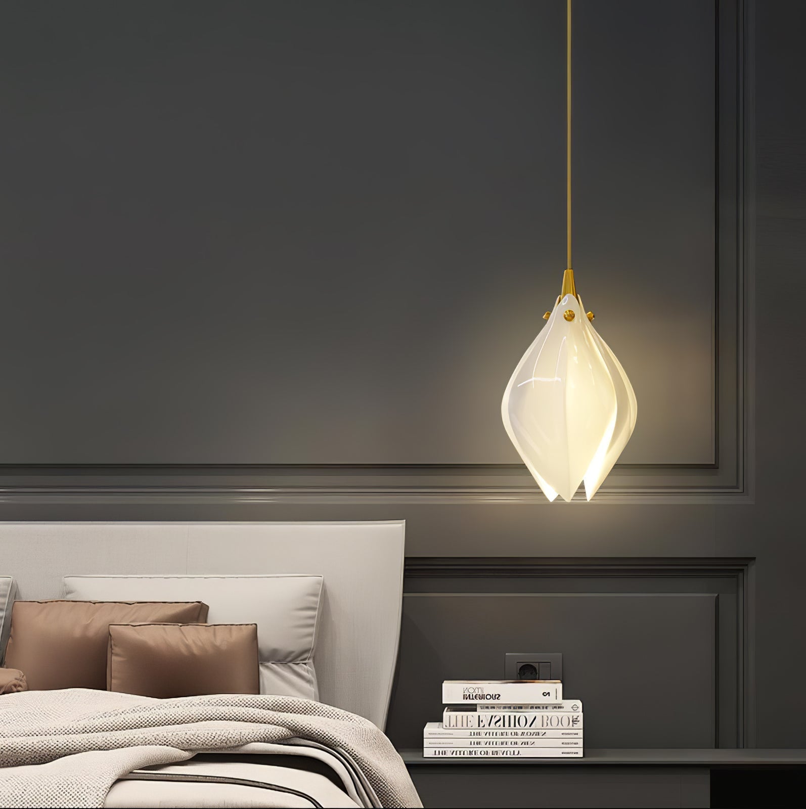 Orévia | Suspension Florale – Lumière Douce et Charme Naturel