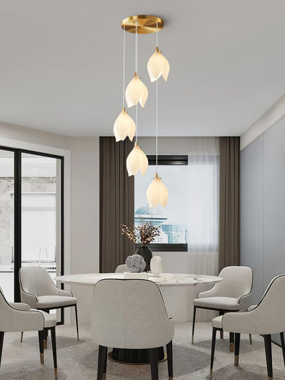 Orévia | Suspension Florale – Lumière Douce et Charme Naturel