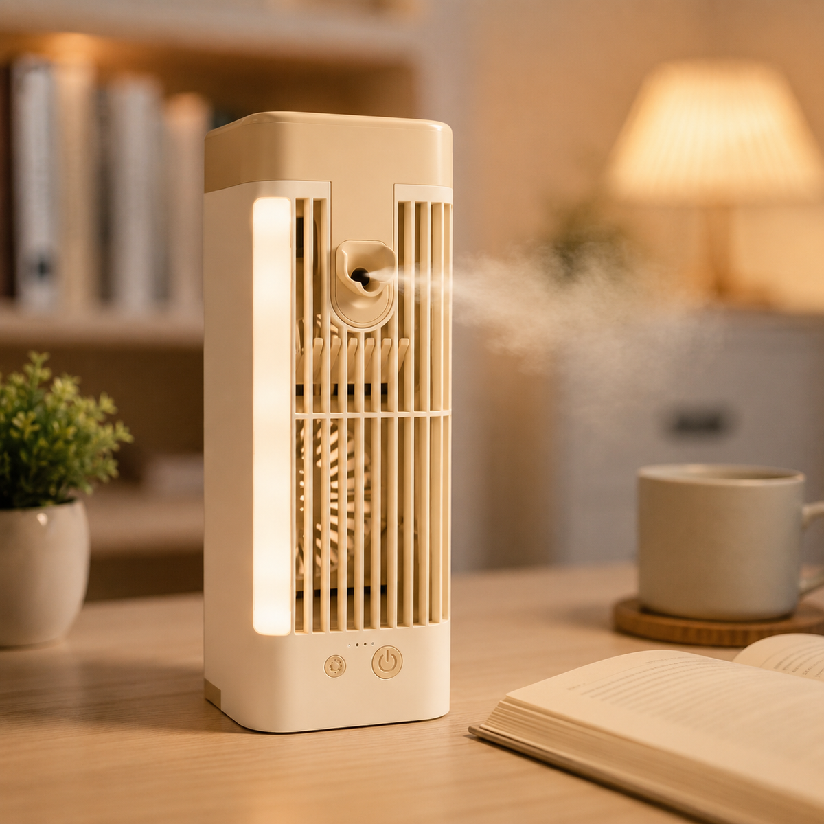 Brizia - Ventilateur De Bureau Compact Rechargeable – 2400 mAh