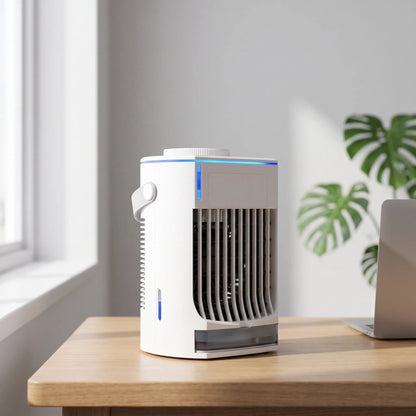 Brumio - Refroidisseur D'air Mobile Compact Blanc