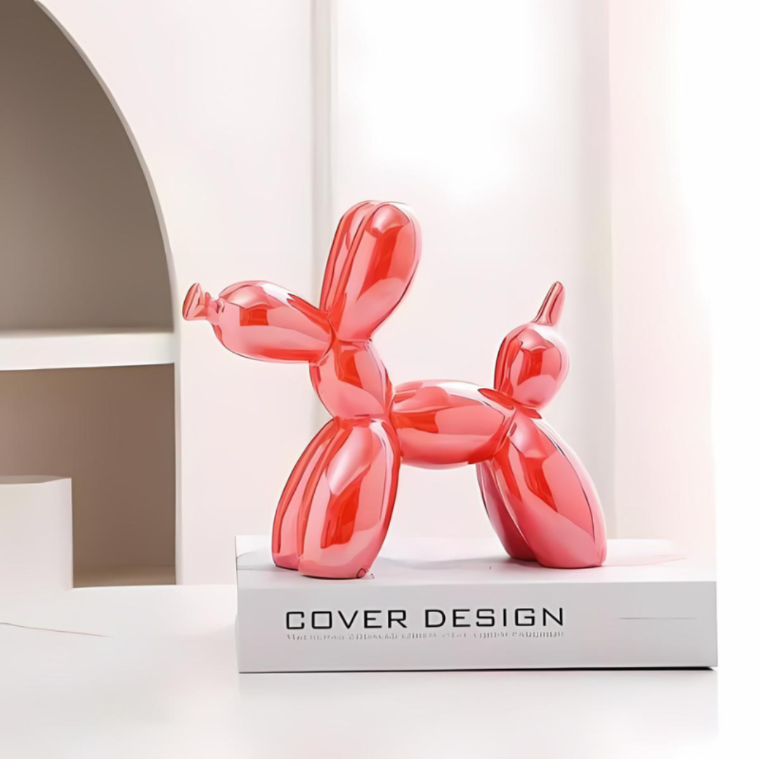 Bullix - Figurine Décorative Moderne Rouge