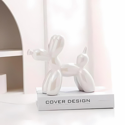 Bullix - Figurine Décorative Moderne Blanc
