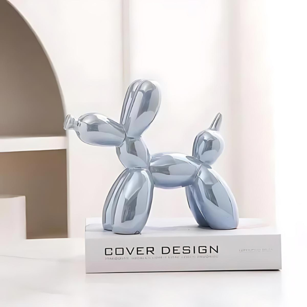 Bullix - Figurine Décorative Moderne Bleu Clair