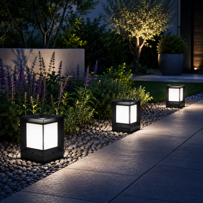 Calyra | Lampe Debout Extérieure – Éclairage Moderne et Élégant pour Allée et Jardin
