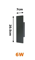 MetalRay | Applique Murale Extérieure – Éclairage IP65 Longue Durée