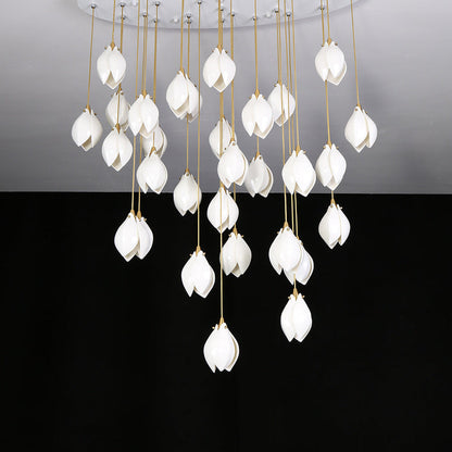 Orévia | Suspension Florale – Lumière Douce et Charme Naturel