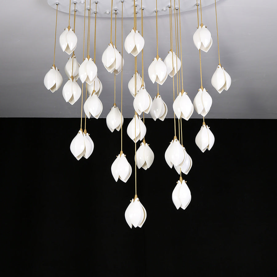 Orévia | Suspension Florale – Lumière Douce et Charme Naturel