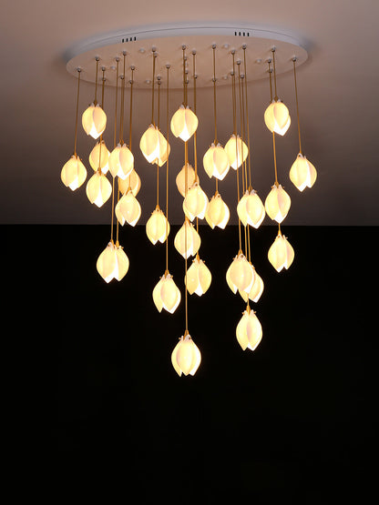 Orévia | Suspension Florale – Lumière Douce et Charme Naturel