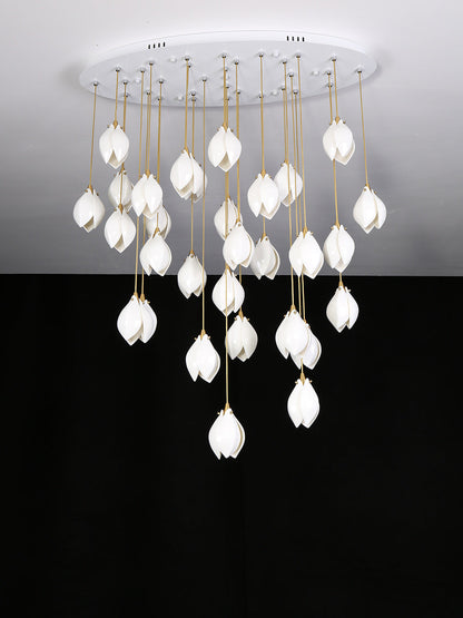 Orévia | Suspension Florale – Lumière Douce et Charme Naturel