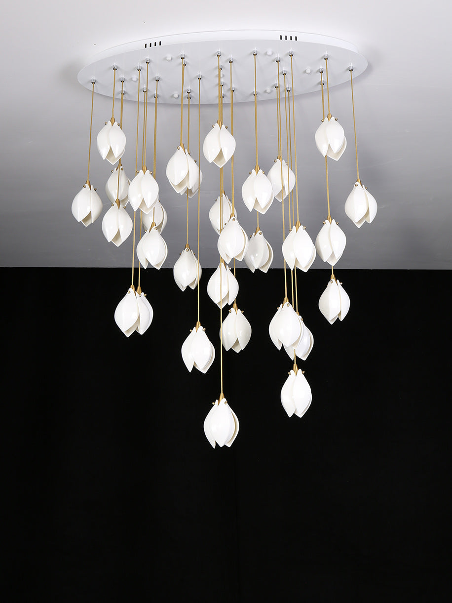 Orévia | Suspension Florale – Lumière Douce et Charme Naturel