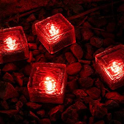 Lumiglace - Borne Lumineuse Solaire En Forme De Cube