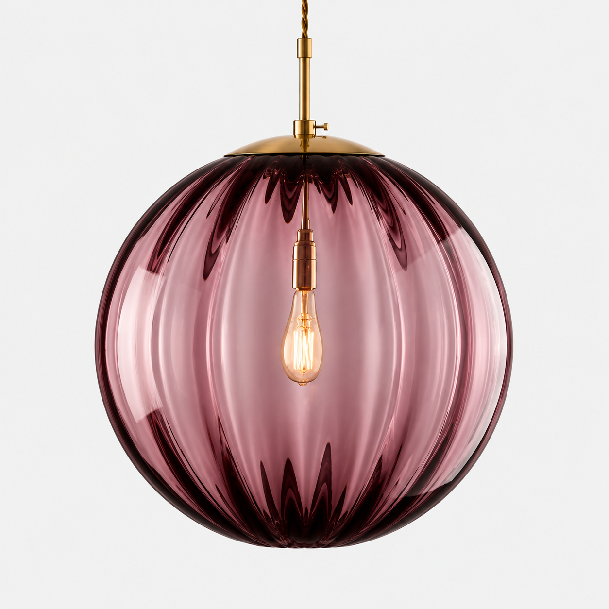 Cristalis | Plafonnier Moderne – Éclairage LED Uniforme & Élégant Violet