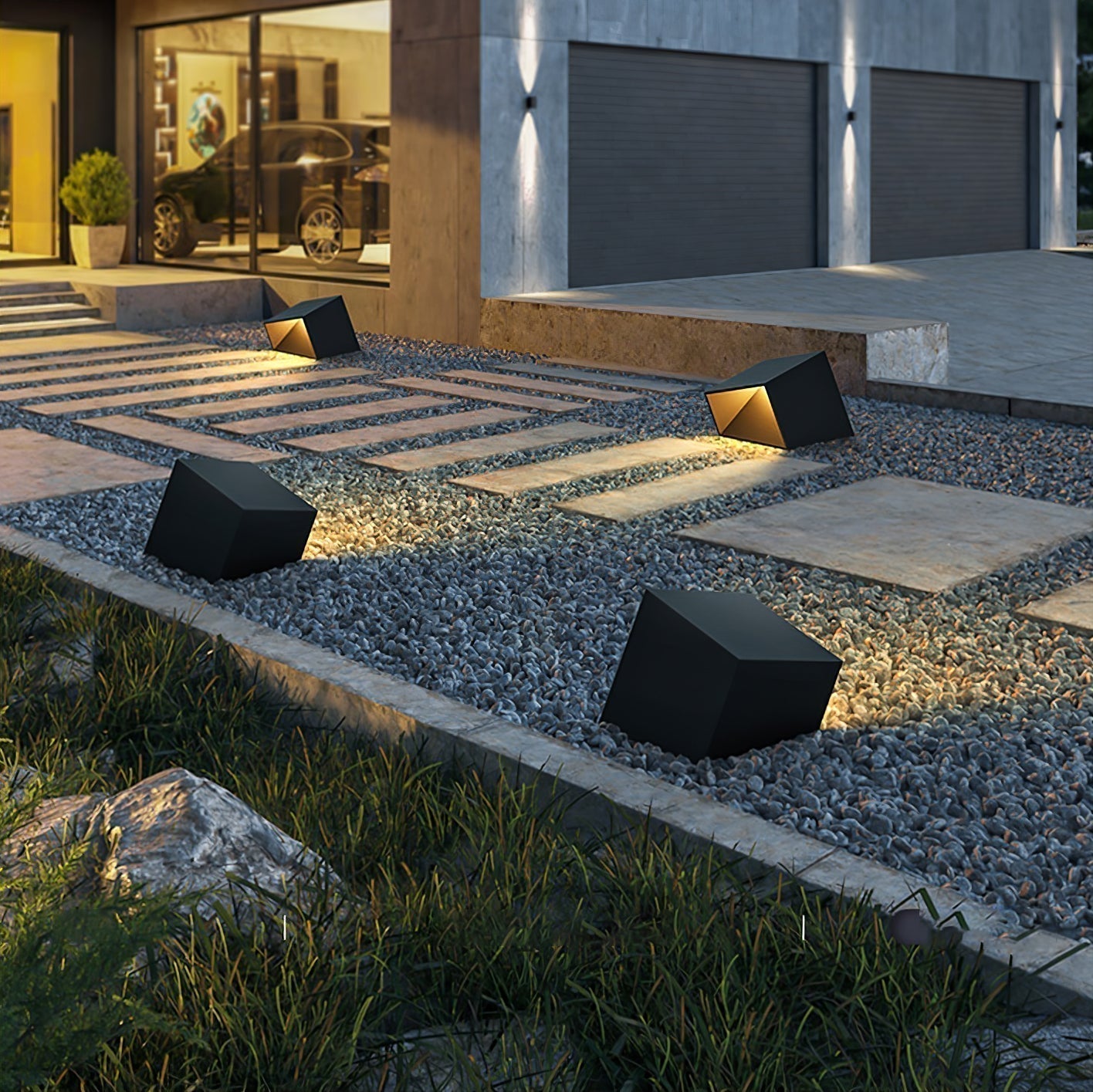 LightCube | Lampe de Jardin – Éclairage LED Moderne et Étanche