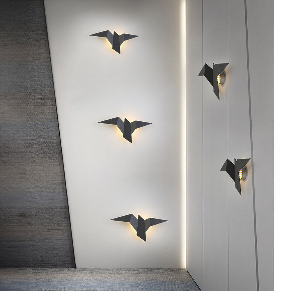 Éthéria | Applique Murale Fer – Raffinement et Design Oiseau Original