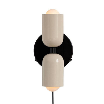 Duoval - Applique Murale Double Point Lumineux Blanc