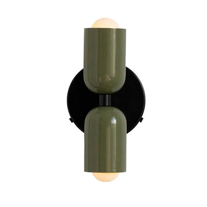 Duoval - Applique Murale Double Point Lumineux Vert
