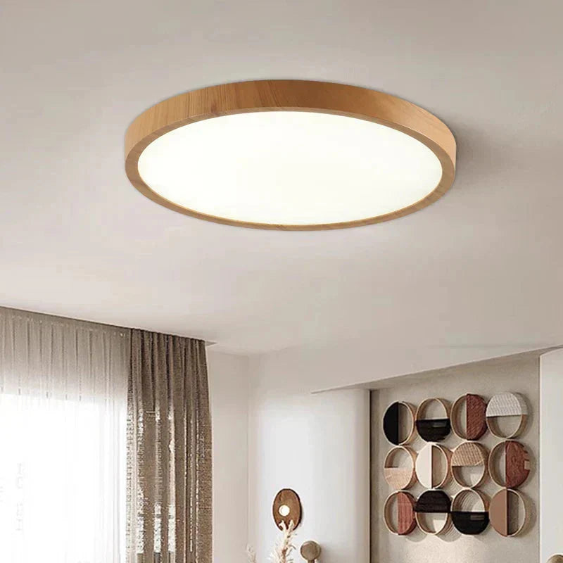 Velistra | Plafonnier Bois – Chic Contemporain et Lumière Douce