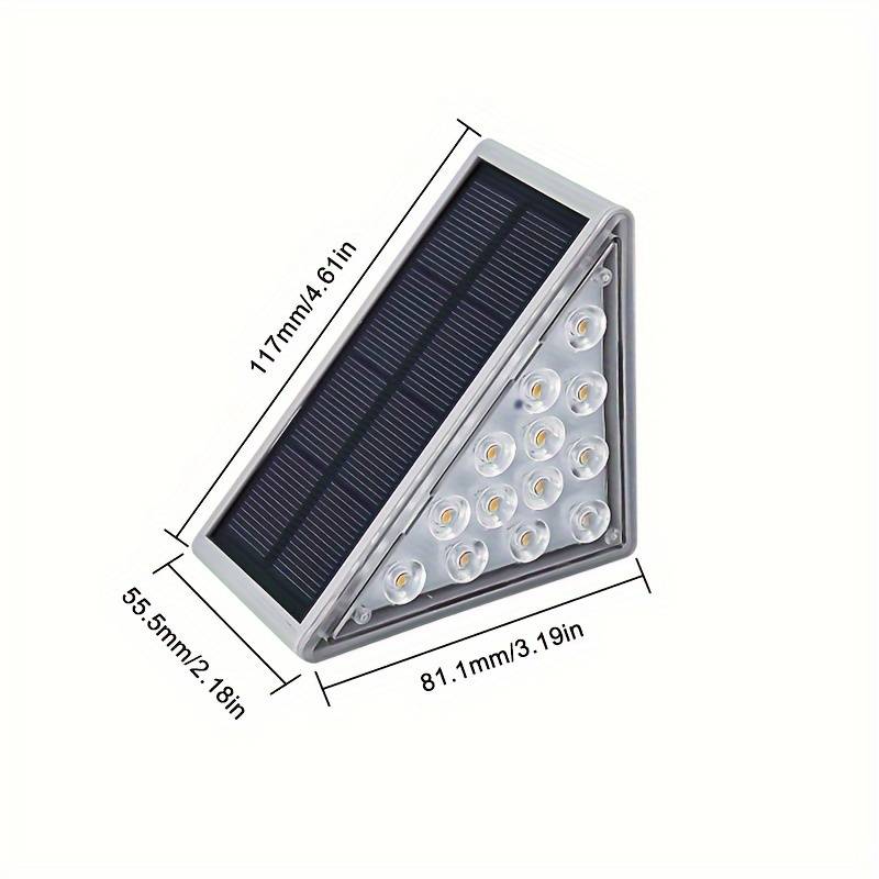 Éclairage Solaire Extérieur Étanche IP65 – Luminaire Solaire de Marche Autonome avec 10 Heures d'Éclairage, Installation Facile 4
