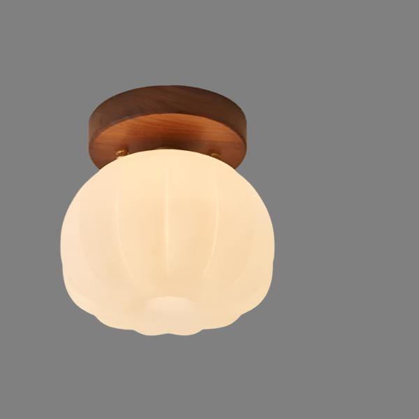 Élaria | Lustre Citrouille – Design Raffiné et Lumière Douce