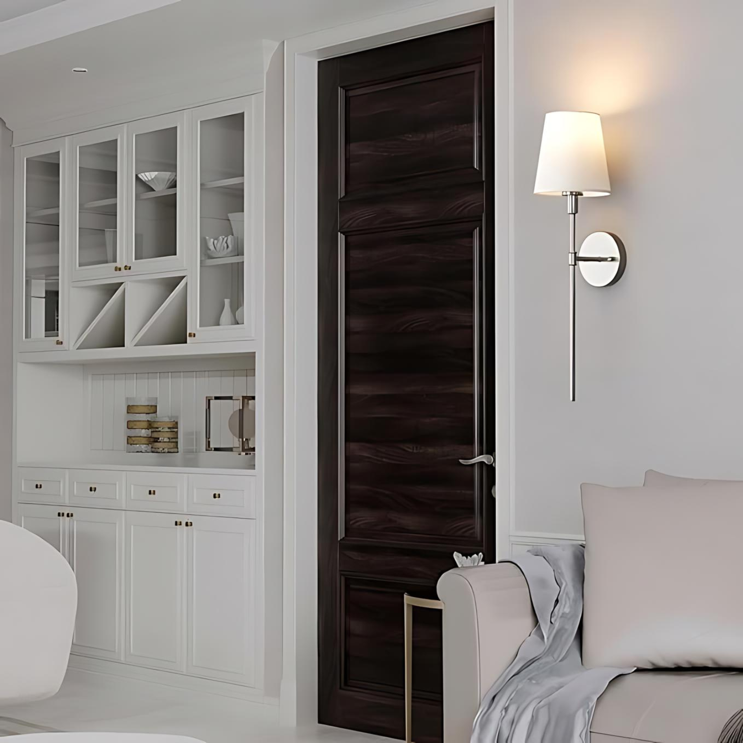 Flambeau Princier - Applique Murale Sans Fil Rechargeable avec Télécommande, Design Élégant pour Chambre et Salon 3