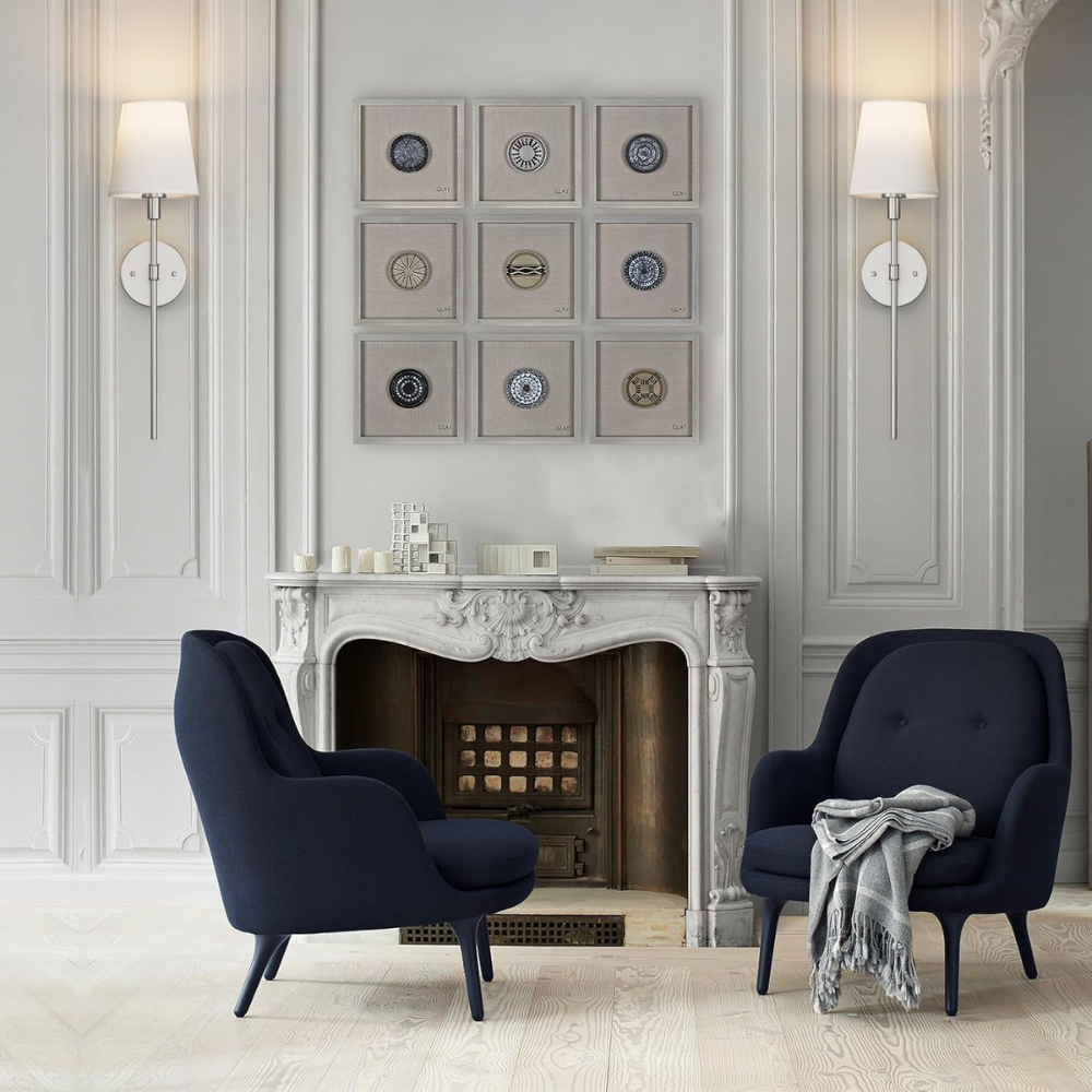 Flambeau Princier - Applique Murale Sans Fil Rechargeable avec Télécommande, Design Élégant pour Chambre et Salon 5