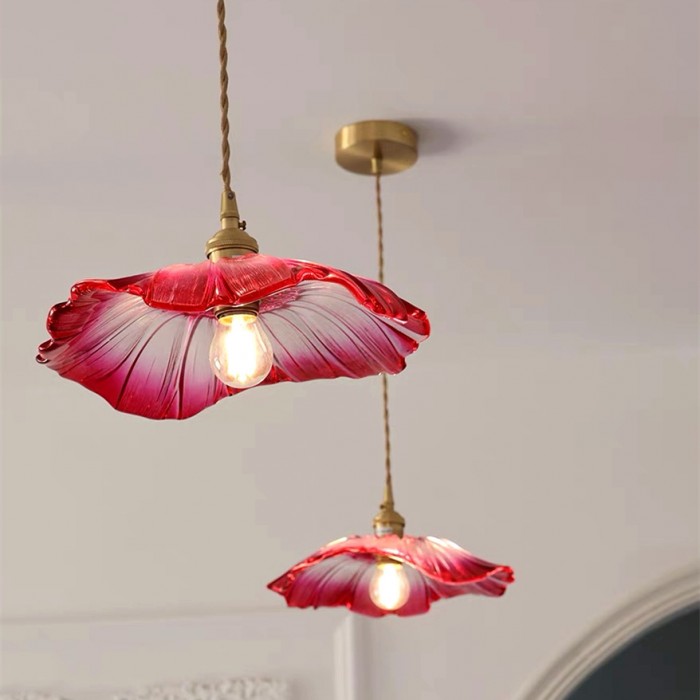 Lotéa | Suspension Lotus – Éclat rétro, ambiance douce