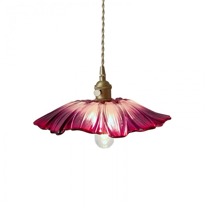 Lotéa | Suspension Lotus – Éclat rétro, ambiance douce