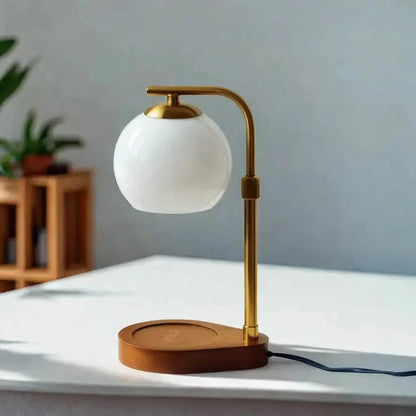 Fondea - Lampe Chauffe-Bougie Élégante Blanc