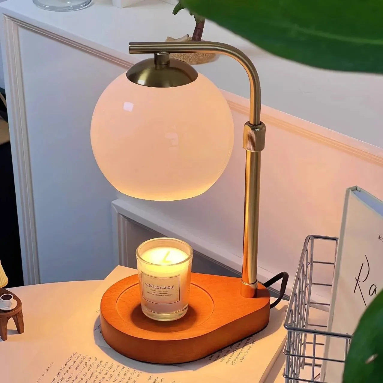 Fondea - Lampe Chauffe-Bougie Élégante