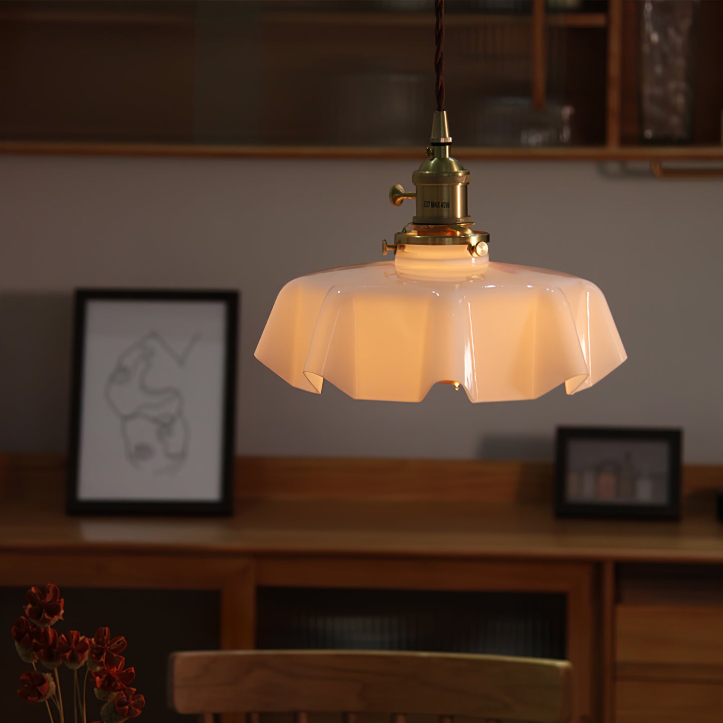 Plisséra | Suspension Vintage – Style Français et Charme Rétro
