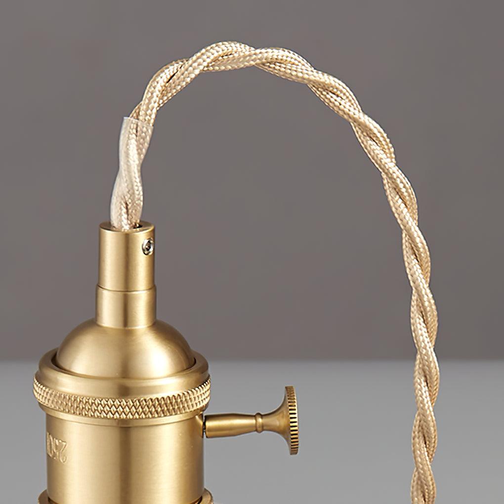 Rustoria | Lampe Suspendue – Style cottage verre soufflé ajustable