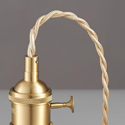 Rustoria | Lampe Suspendue – Style cottage verre soufflé ajustable