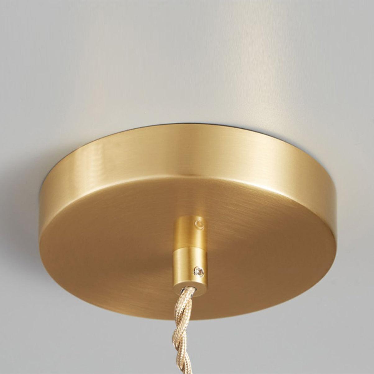 Rustoria | Lampe Suspendue – Style cottage verre soufflé ajustable